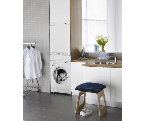 De Asko T754C condensdroger is perfect te combineren met bijbehorende wasmachines.