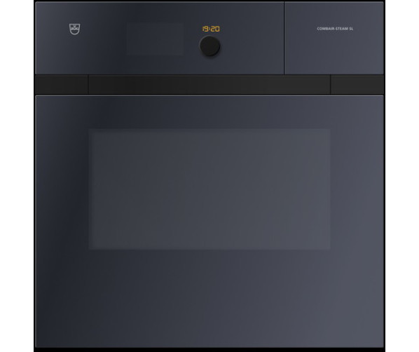 V-Zug Combair-Steam SL greeploze inbouw combi-stoomoven met spiegelglas
