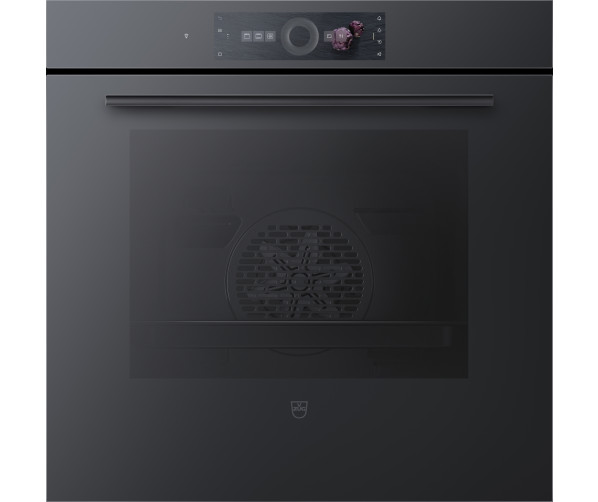 V-Zug Combair V6000 60P inbouw oven met pyrolyse - zwart glas