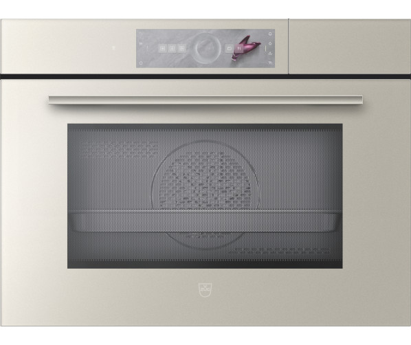 V-Zug CombiSteamer V6000 45M PowerSteam combi-stoomoven - pearl spiegelglas 