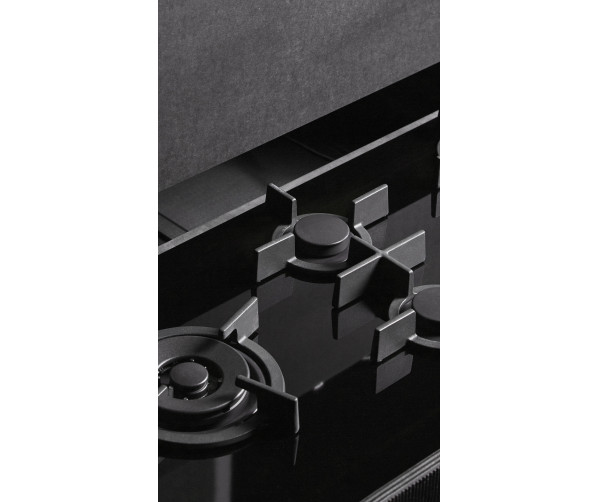 V-Zug GAS641GSAZ inbouw gas-op-glas kookplaat - 4-pti