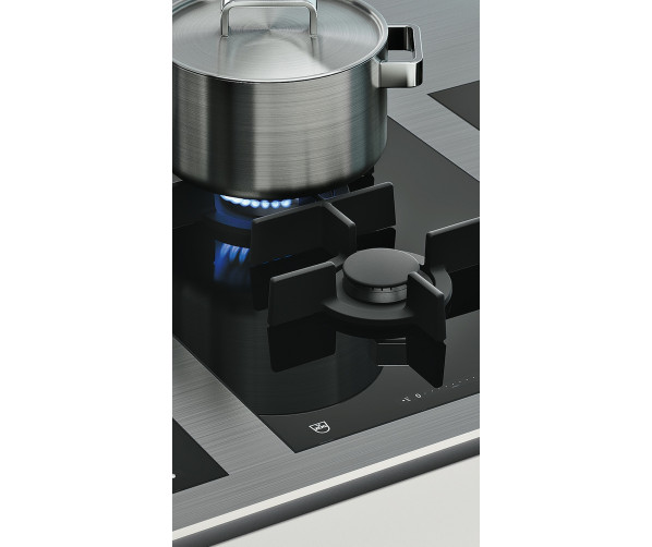 V-Zug GAS641GSAZ inbouw gas-op-glas kookplaat - 4-pti