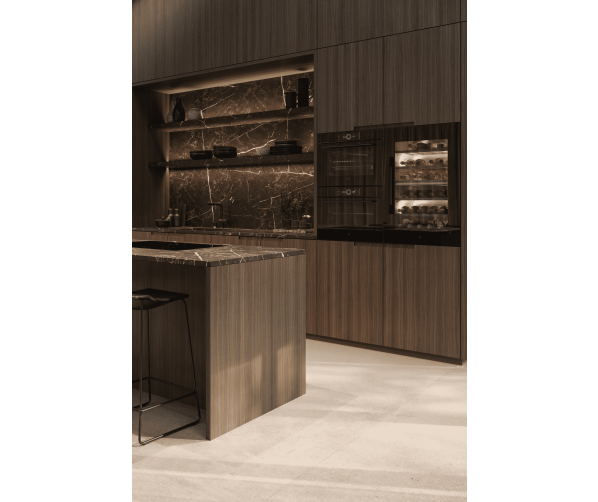 V-Zug Winecooler 90 SL inbouw wijnkoelkast - rechtsdraaiend - zwart glas