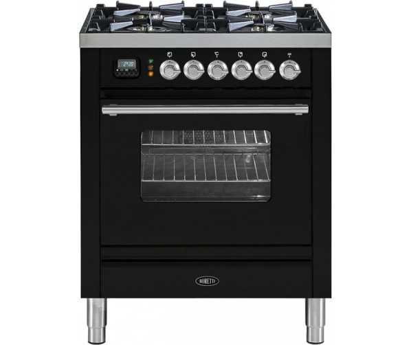 Boretti VP74ZW fornuis zwart
