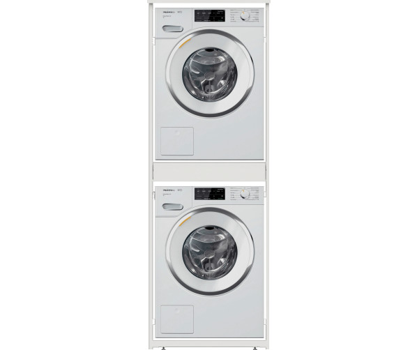 Wasmachinekast ONE PAIR wasmachine / droger zuil kast - wit