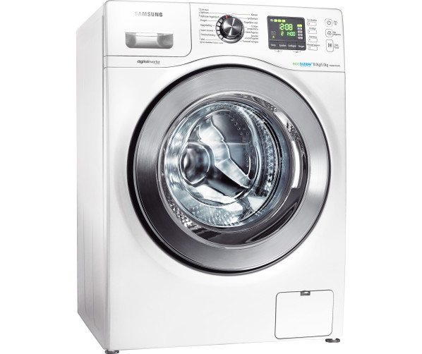In de Samsung WD806P4SAWQ kunt u 5 kg. tegelijkertijd wassen en drogen