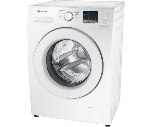 De WF70F5E0Z4W is uitgevoerd met een 7 kg. trommel en 1400 toeren centrifuge