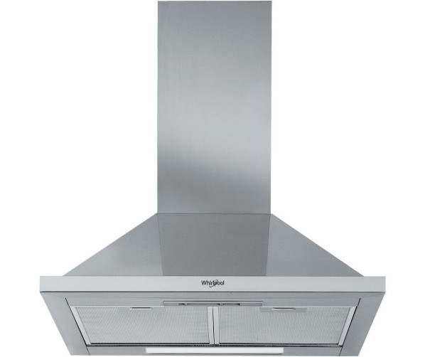 Whirlpool AKR 648/2 IX wand afzuigkap - 60 cm.