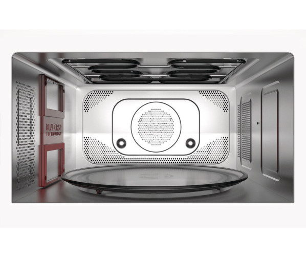 Foto van de binnenzijde van de Whirlpool MWP 339 SW combi-magnetron