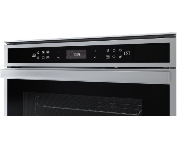 Het bedieningspaneel met Touch scherm van de Whirlpool W6 OM4 4S1 H inbouw oven