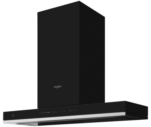 De Whirlpool WHSS 90F L T C K heeft een strak design in de kleur zwart