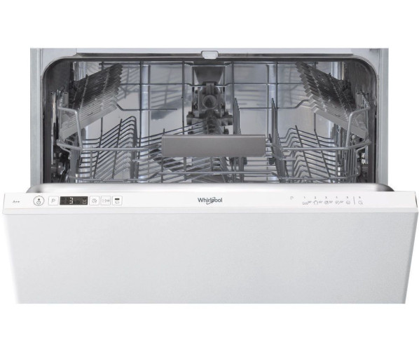 Foto van het bedieningspaneel van de Whirlpool WIC3B+26 inbouw vaatwasser