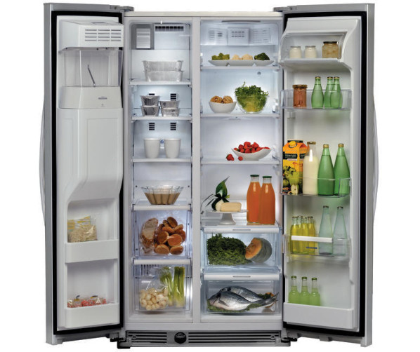 Whirlpool WSC 5541 A+S zilver side-by-side koelkast