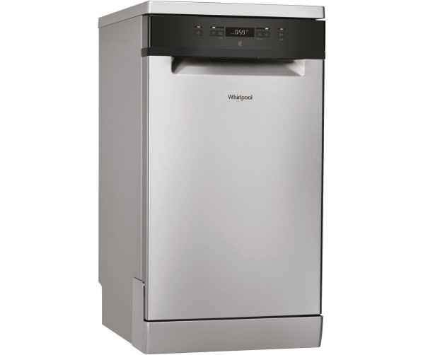 Whirlpool WSFC 3M17 X smalle vaatwasser roestvrijstaal