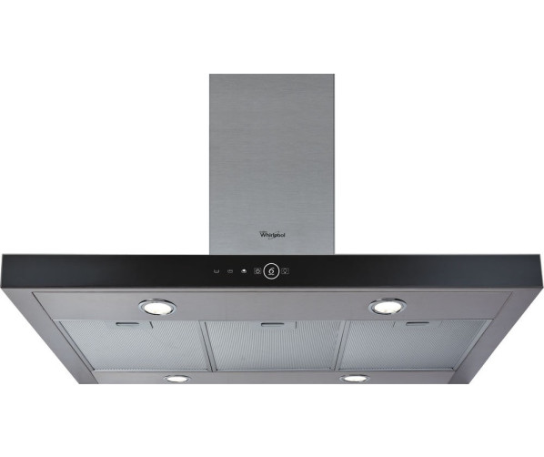 Whirlpool AKR 504 IX afzuigkap eiland rvs