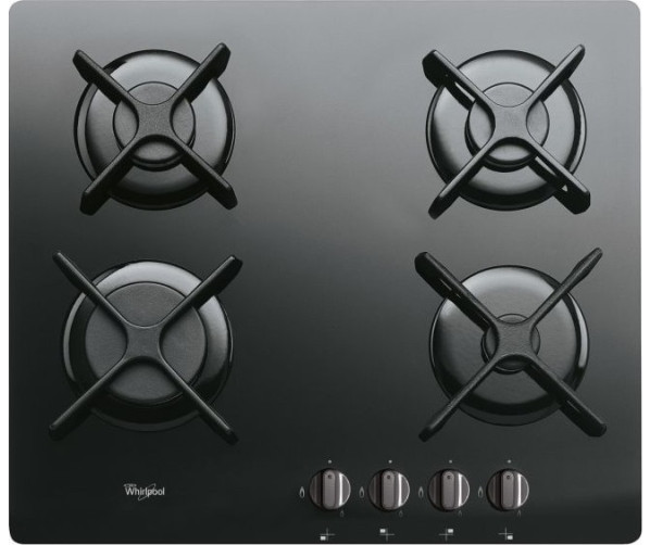 Whirlpool GOR6414NB inbouw gas-op-glas kookplaat
