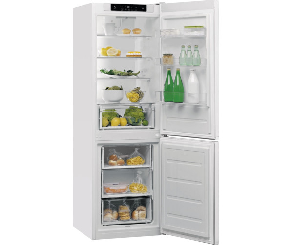 De Whirlpool W5 831C W heeft 3 laden vries welke voorzien zijn van LessFrost techniek (minder ijsaanrijping)