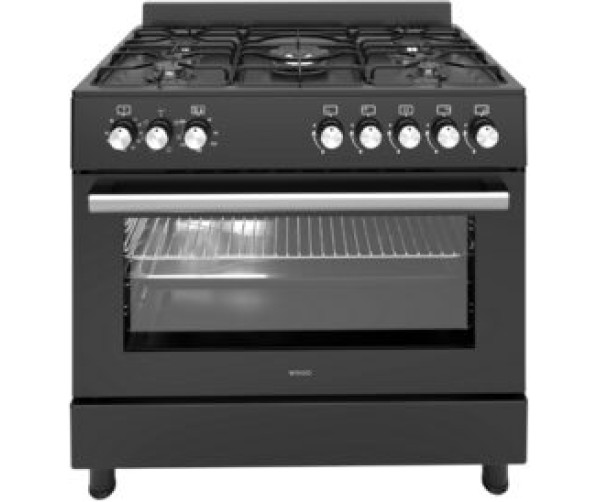 Wiggo WO-E906B(BB) fornuis - 90 cm breed