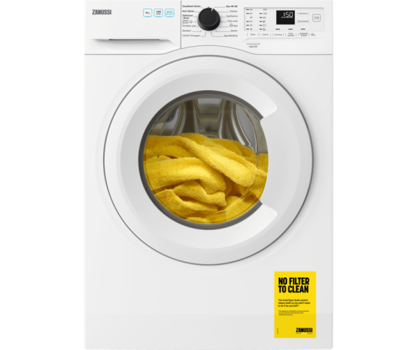 Zanussi ZWFN844TW wasmachine - 1400 toeren - 8 kg. vulgewicht