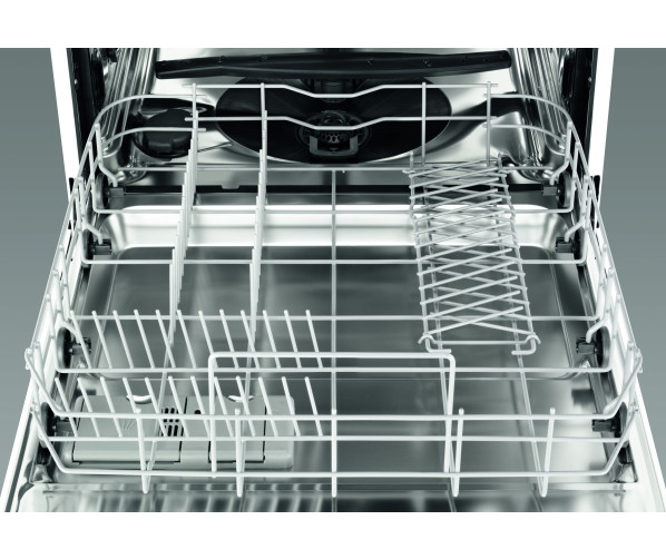De onderkorf van de Zanussi ZDF26001WA vrijstaande vaatwasser wit is voorzien van neerklapbare steuen