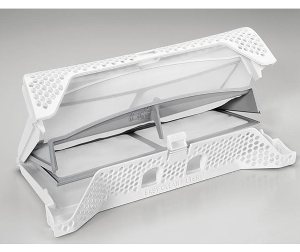De Zanussi ZDH8333P warmtepomp is uitgevoerd met een dubbel filter voor nog betere filtering