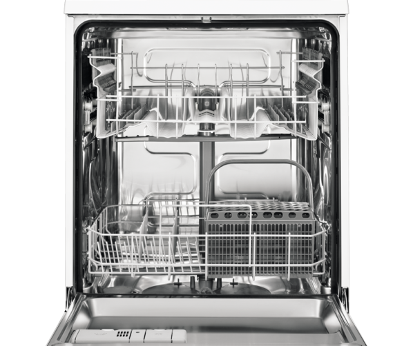 Het interieur van de Zanussi ZDI26001XA inbouw vaatwasser