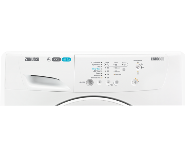 Het bedieningspaneel van de Zanussi ZDP7202PZ condens droger