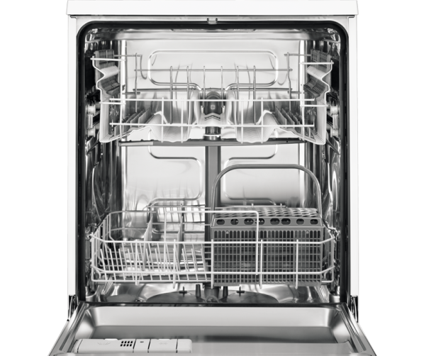 Het interieur van de Zanussi ZDT21001FA inbouw vaatwasser