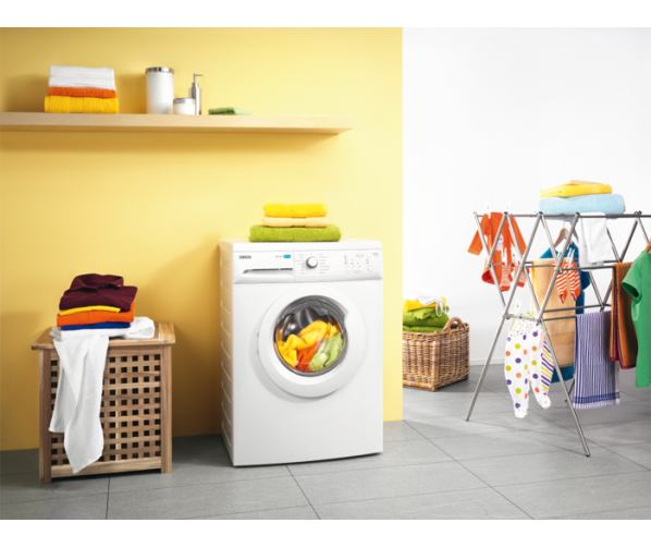 De Zanussi ZWF61400W wasmachine heeft een capacitieit van 6 kg.