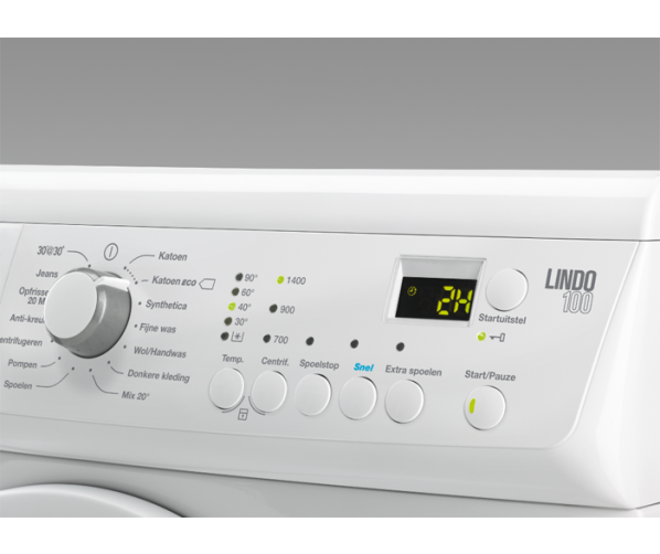 De Zanussi ZWF61403W wasmachine beschikt over 15 wasprogramma's