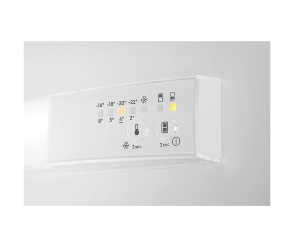 Zanussi ZEDN18FS1 inbouw koelkast - nis 178 cm.