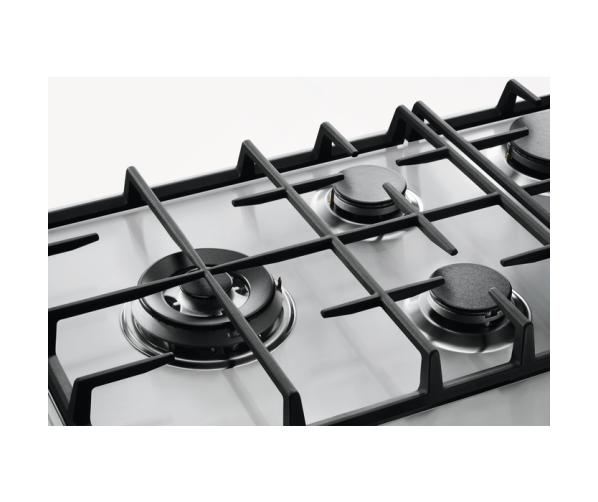 Zanussi ZGH76534XS inbouw gas kookplaat