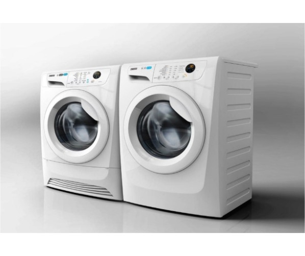 De Zanussi ZWF81463W wasmachine kan desgewenst gecombineerd worden met bijpassende condens of warmtepomp droger