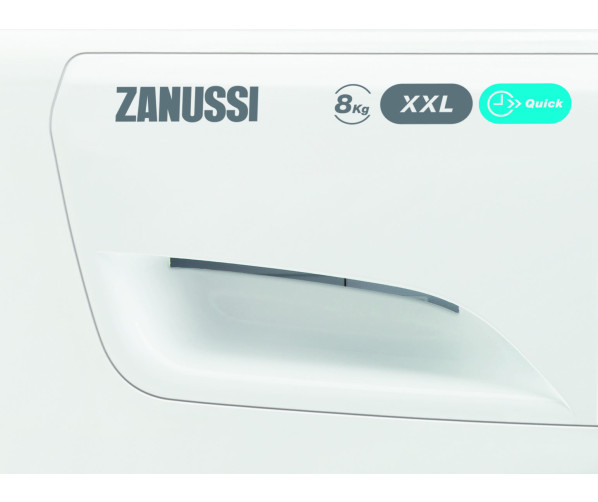 De Zanussi ZWF81463WH is een Lindo wasmachine met 8 kg. vulgewicht en Quick programma
