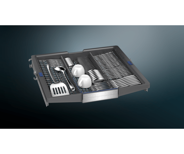 Siemens SN27YI01CE vrijstaande vaatwasser - rvs-look - Zeolith - besteklade