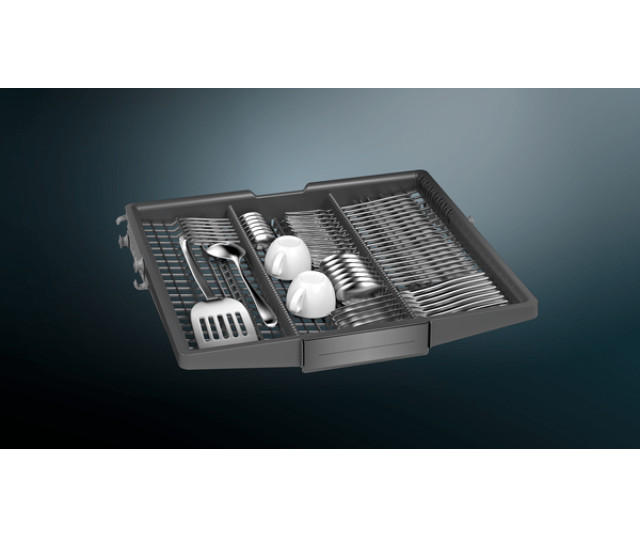 Siemens SN25ZI49CE vrijstaande vaatwasser - rvs - Zeolith - besteklade