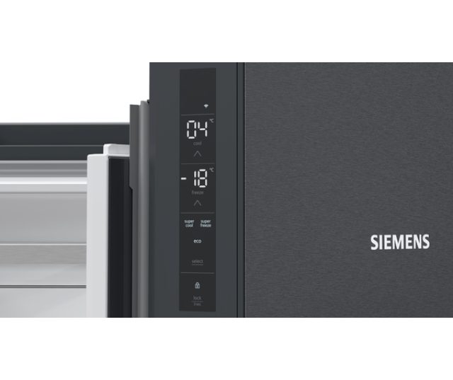 Siemens KF96NAXEA side-by-side koelkast - black inox-antifingerprint