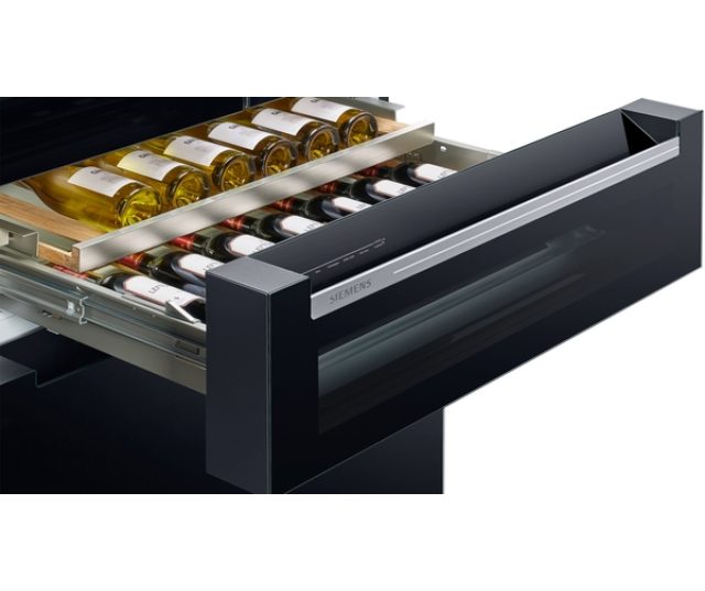 Siemens KF96RSBEA French door koelkast - zwart - met wijnzone