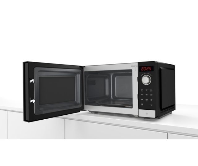 Bosch FFL023MS2 vrijstaande magnetron - zwart/rvs