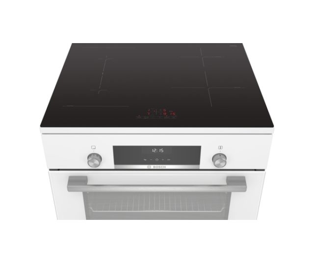 Bosch HLS59D321 inductie fornuis - wit - 60 cm.