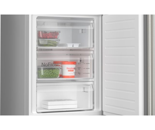 Bosch KGN36EICF vrijstaande koel/vriescombinatie - rvs