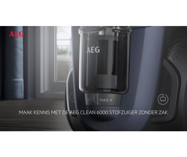 AEG AL61C3DB blauwe stofzuiger zonder stofzak