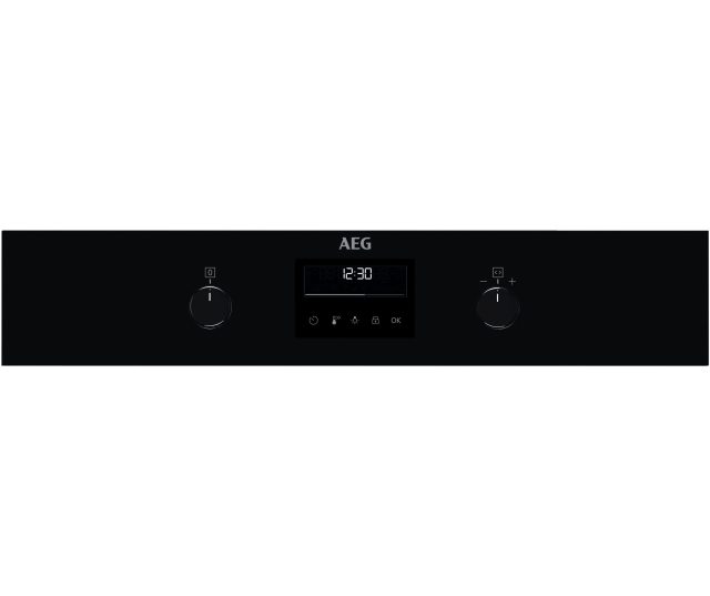 AEG BPB331061B inbouw oven - zwart - pryolyse