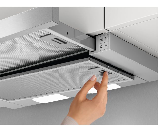 AEG DPB3622S vlakscherm afzuigkap - rvs-look - 60 cm breed