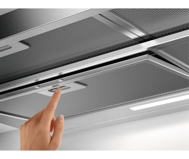 AEG DPE5950M vlakscherm afzuigkap - rvs-look - 90 cm breed