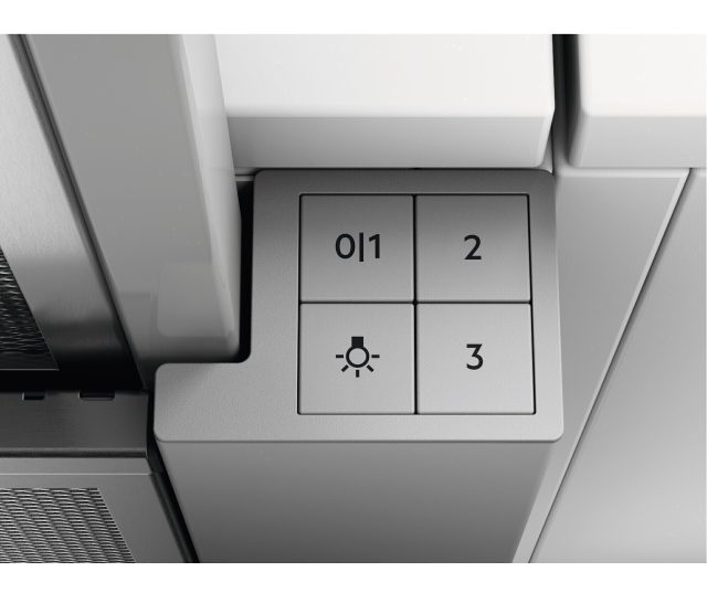 AEG DPE5950M vlakscherm afzuigkap - rvs-look - 90 cm breed