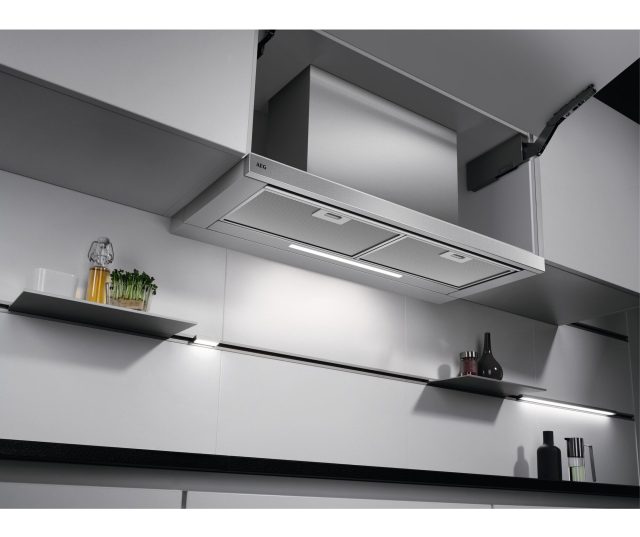 AEG DPE5950M vlakscherm afzuigkap - rvs-look - 90 cm breed