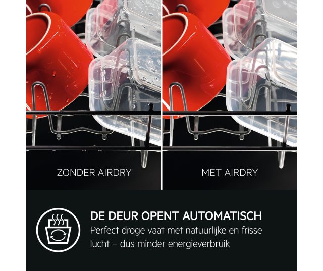 AEG FEE7571APM inbouw vaatwasser - rvs bedieningspaneel