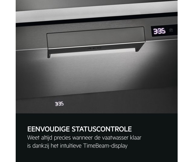 AEG FSE73407P smalle inbouw vaatwasser - 45 cm. breed