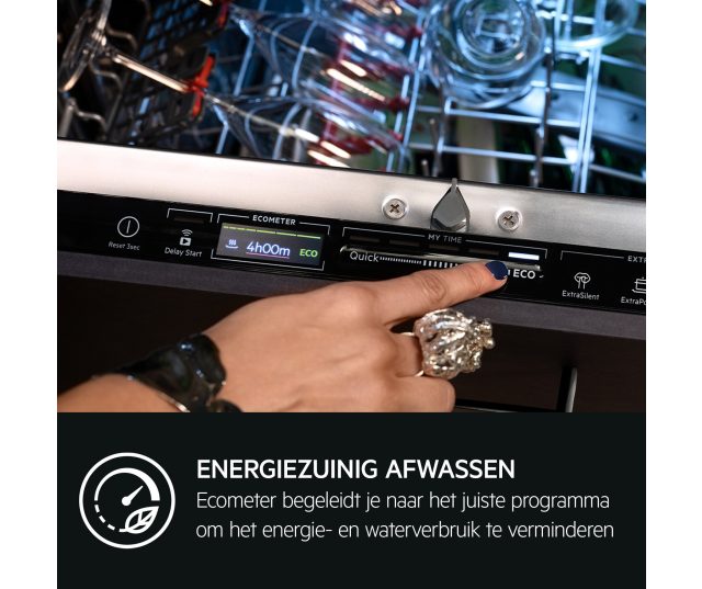 AEG FSE73407P smalle inbouw vaatwasser - 45 cm. breed